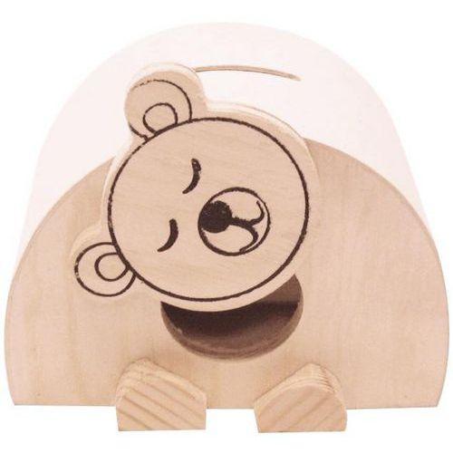 Illustration de : Tirelire ourson en bois à décorer