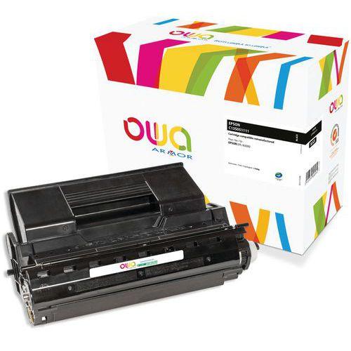 Illustration de : Toner remanufacturé Epson C13S051111 - Noir - Owa