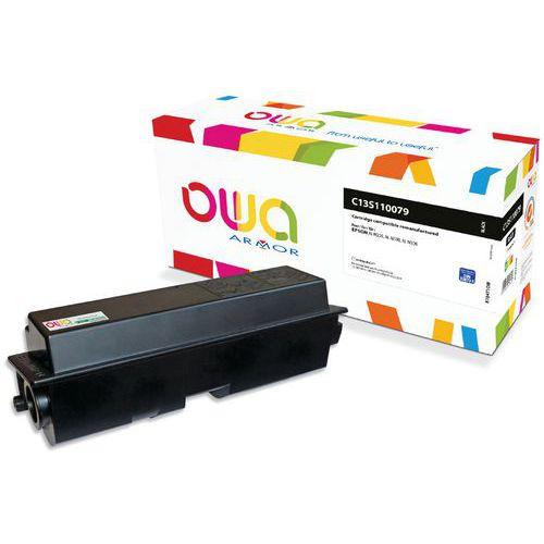 Illustration de : Toner remanufacturé Epson C13S110079 - Noir - Owa