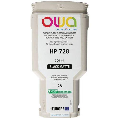 Illustration de : Cartouche d'encre traceur remanufacturée HP 728 - Owa
