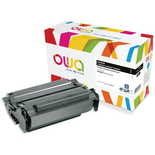 Illustration de : Toner remanufacturé Lexmark 12A8325-12A8425-12A8644-IBM 75P6051 - Owa