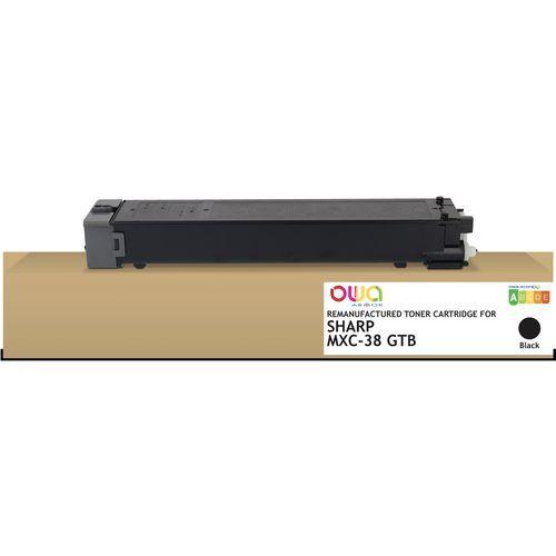 Illustration de : Toner remanufacturé Sharp MXC-38 GT - Owa
