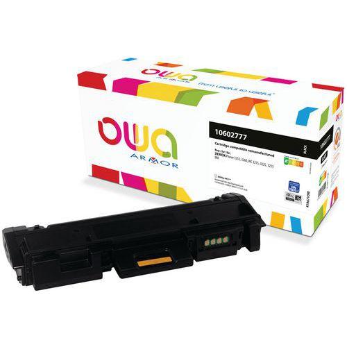 Illustration de : Toner remanufacturé Xeros 106 R 02777 - Noir - Owa