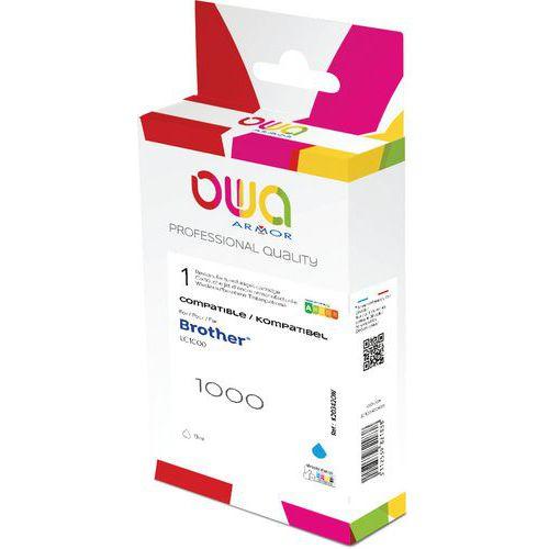 Illustration de : Cartouche d'encre remanufacturée Brother LC1000 - Owa
