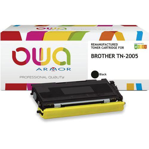 Illustration de : Toner remanufacturé Brother TN-2005 - Noir - Owa