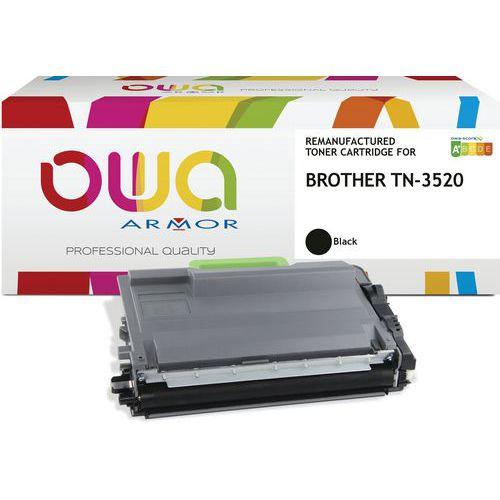 Illustration de : Toner remanufacturé Brother TN-3520 - Noir - Owa