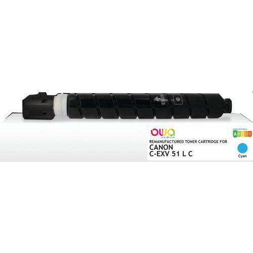 Illustration de : Toner remanufacturé Canon C-EXV51 L - Owa