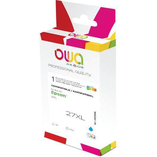 Illustration de : Cartouche d'encre remanufacturée Epson 27XL - Owa