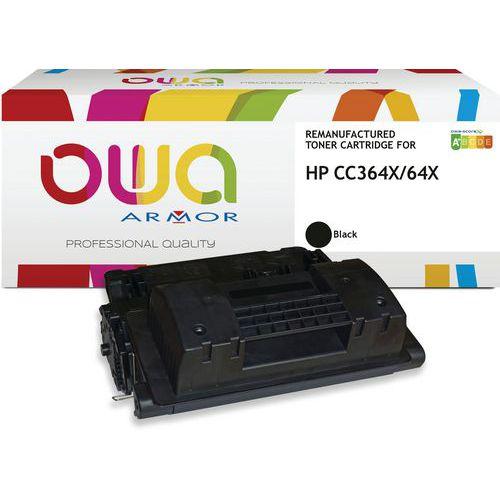 Illustration de : Toner remanufacturé HP CC364X - Noir - Owa