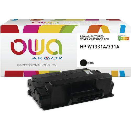 Illustration de : Toner remanufacturé HP W1331A - Noir - Owa