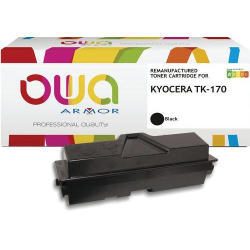 Illustration de : Toner remanufacturé Kyocera TK-170 - Noir - Owa