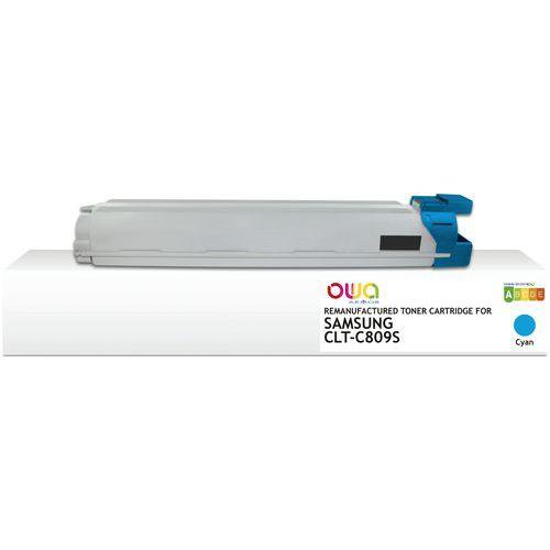 Illustration de : Toner remanufacturé Samsung CLT-809S/ELS - Cyan - Owa