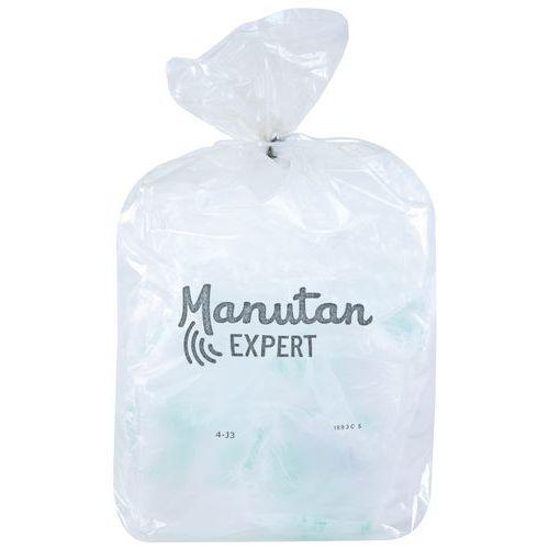 Illustration de : Sac-poubelle transparent - Déchet lourd - 30 à 110 L - Manutan Expert