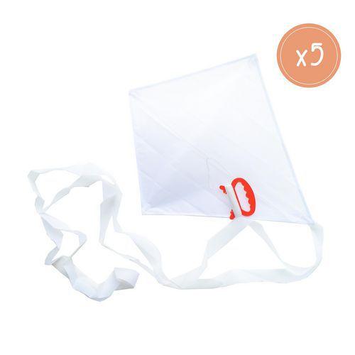 Illustration de : Lot de 5 cerfs-volants en nylon à personnaliser