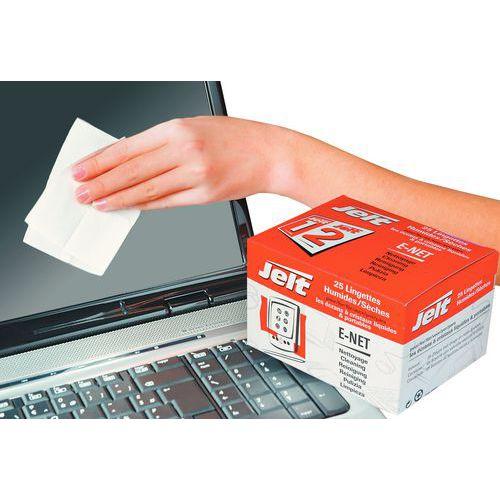 Illustration de : Lingettes nettoyantes E-Net pour écran - Jelt