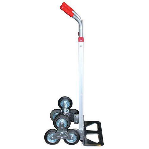 Illustration de : Diable aluminium monte-escaliers