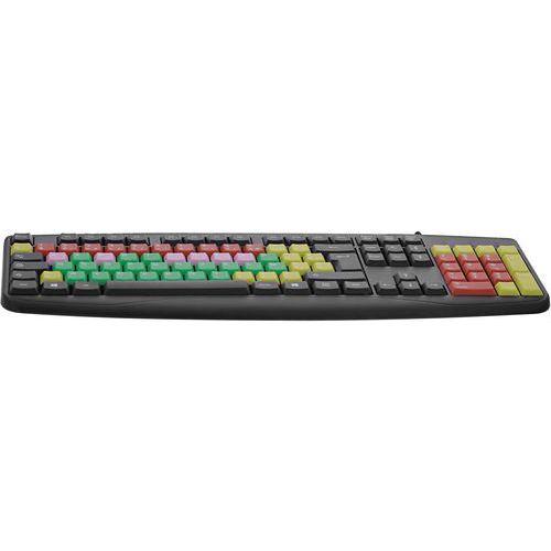 Illustration de : Clavier filaire colore pour enfants KID - TNB