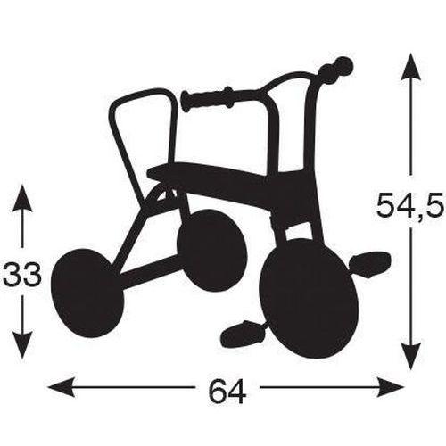 Illustration de : Tricycle selle 33cm - Italtrike