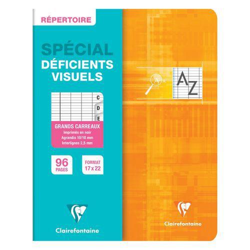 Illustration de : Répertoire piqué déficients visuels - Clairefontaine