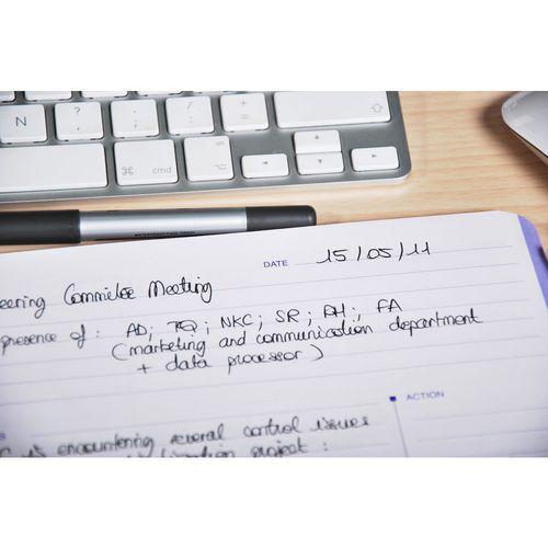 Illustration de : Meeting Book cahier reliure intégrale A4+ Pré-imprimé - Clairefontaine