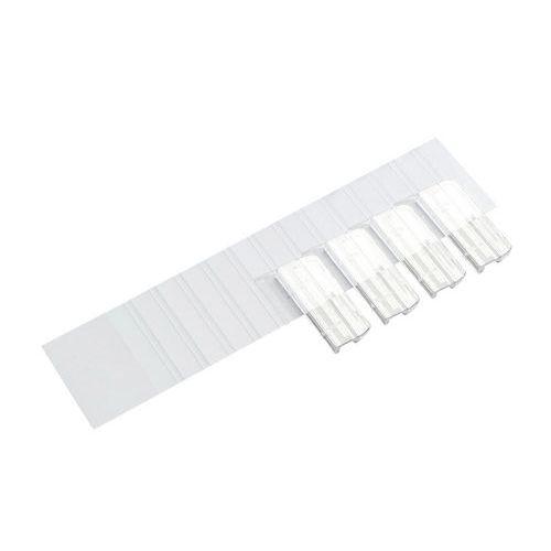 Illustration de : Porte-étiquette pour dossier suspendu - Largeur 65 mm