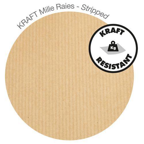 Illustration de : Pochettes Kraft 229x324 fenêtre 50x100 90g - Clairefontaine