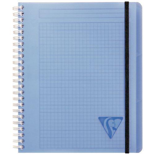 Illustration de : Cahier reliure intégrale linicolor A5+ 180 pages - Clairefontaine