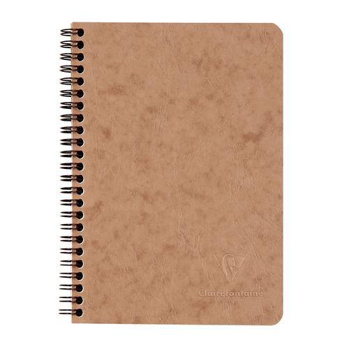 Illustration de : Carnet intégral à pochettes age bag 14,8x21cm ligné - Clairefontaine