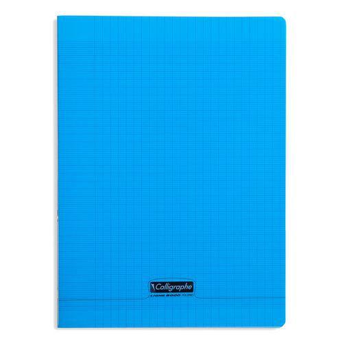 Illustration de : Cahier piqué 8000 polypro 24x32 cm Seyès 140p - Calligraphe