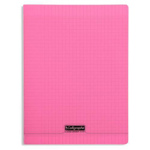 Illustration de : Cahier piqué 8000 polypro 24x32 cm Seyès 192p - Calligraphe