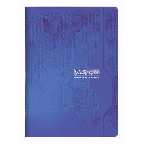 Illustration de : Cahier piqué 7000 21x29,7cm Seyès - Calligraphe