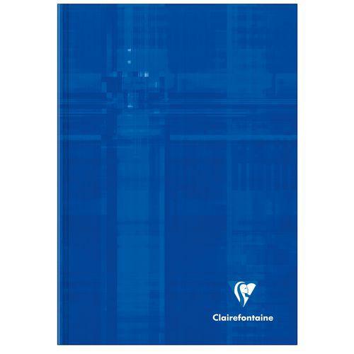 Illustration de : Carnet brochure rembordée rigide A5 192p - Clairefontaine