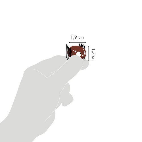 Illustration de : Etui 18 stickers 3d cooky 1 planche araignées - Maildor