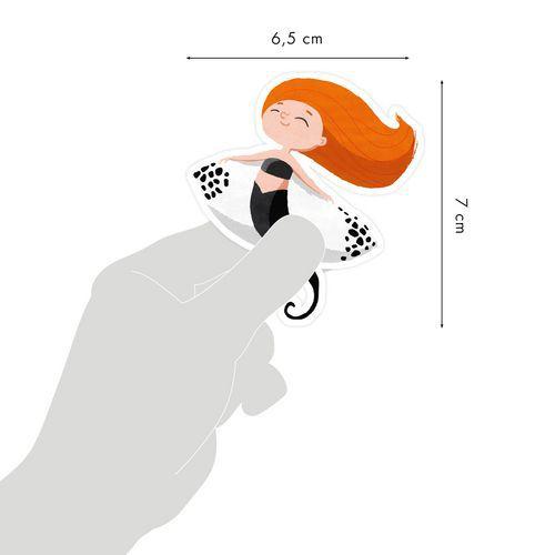 Illustration de : Kit créatif gommettes stick'story Sirènes - Maildor