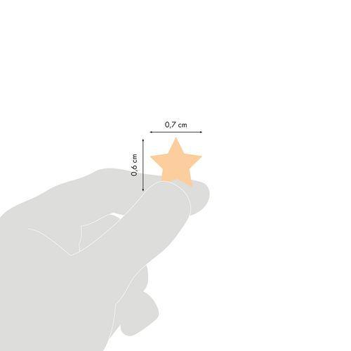 Illustration de : Etui 544 gommettes initial mini étoiles métal-pastel - Maildor