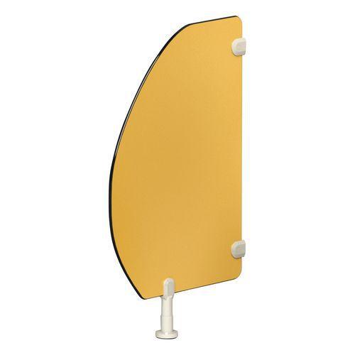 Illustration de : Cloison sanitaire pour WC - Voile