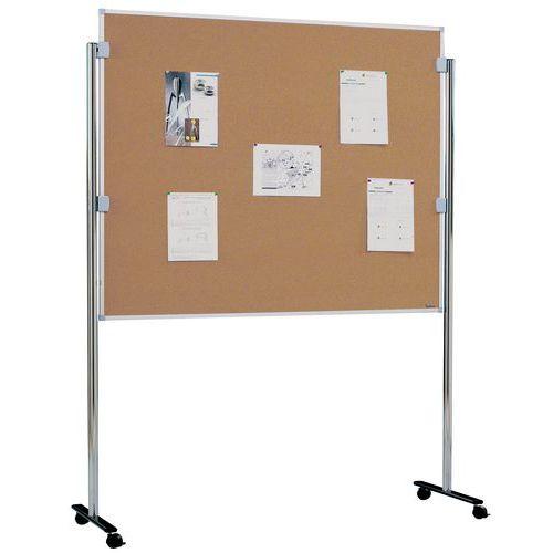 Illustration de : Tableau en liège mobile - Planorga