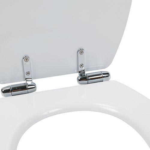 Illustration de : Abattant WC MDF blanc