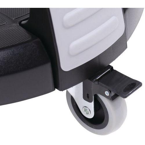 Illustration de : Socle à roulettes pour conteneurs ronds 85 L et 120 L - Manutan Expert