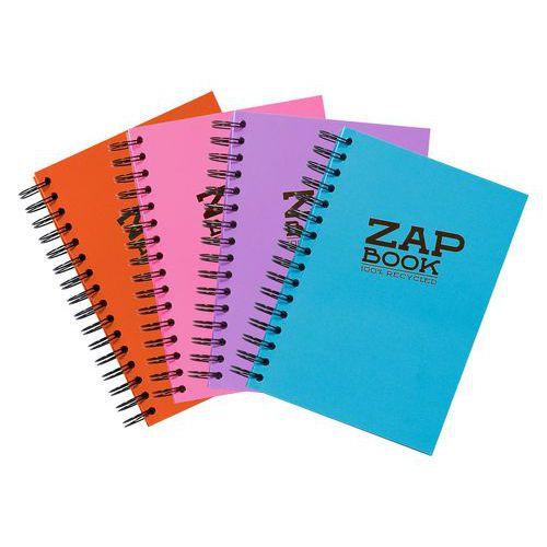 Illustration de : Carnet Zap Book 80g spiralé assortiment 2 - Clairefontaine
