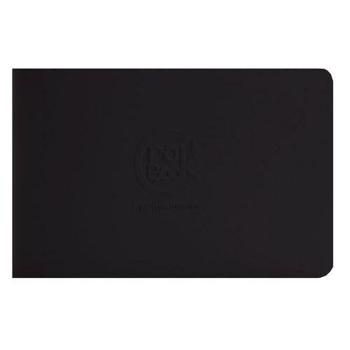 Illustration de : Carnet Crok'Book 17x11 24 feuilles couverture noire - Clairefontaine