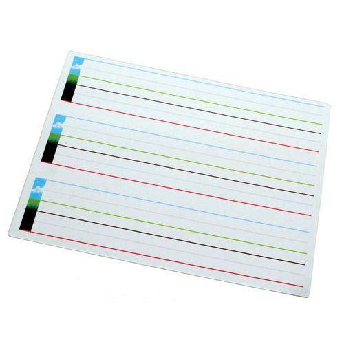 Illustration de : Tableau magnétique effaçable à sec 22x29 cm lignage pour DYS - Pichon