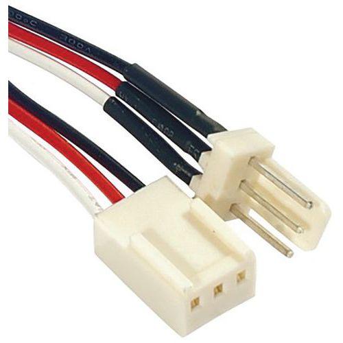 Illustration de : Rallonge d'alimentation pour ventilateur 3 broches - 45 cm