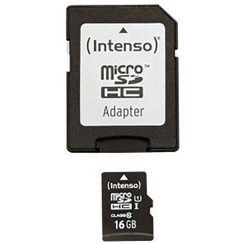 Illustration de : Carte MicroSDHC UHS-I Class 10 - 16Go INTENSO