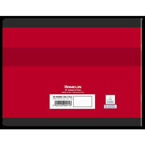 Illustration de : Cahier travaux pratiques 32 pages uni 17x22 italienne - Conquerant