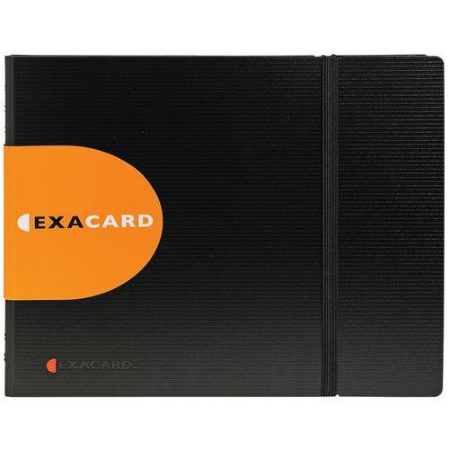 Illustration de : Porte cartes de visite Exacard à pochettes détachables