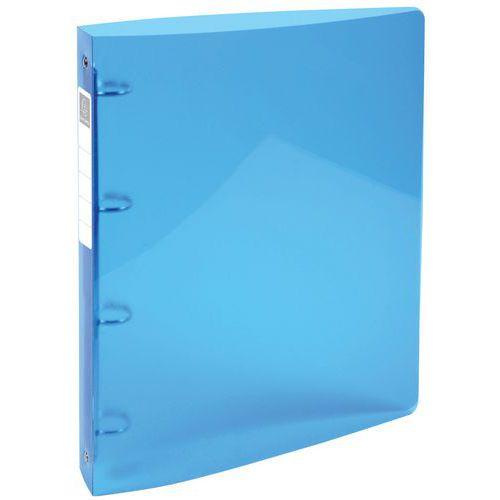 Illustration de : Classeur 4 anneaux 30mm IDERAMA polypropylène 7/10e - A4 maxi