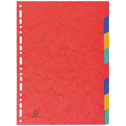 Illustration de : Intercalaires carte lustrée 400g