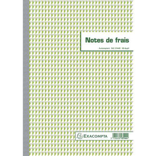 Illustration de : Manifold Note de frais 29,7x21cm 50 feuillets dupli autocopiants