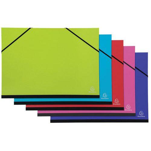 Illustration de : Carton à dessins avec élastiques IDERAMA